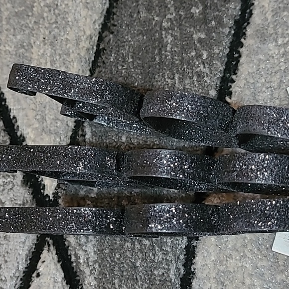 3- BOO! HALLOWEEN METAL BLACK GLITTER SIGNS PRICE FIRM - Picture 9 of 10